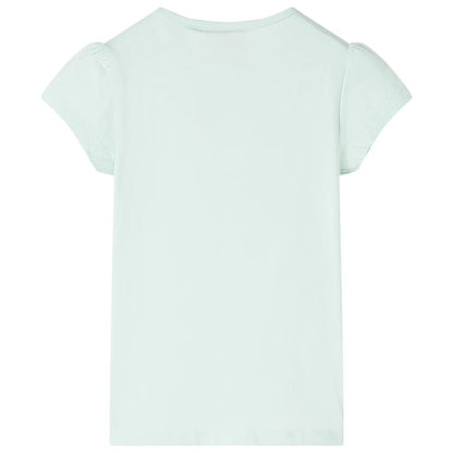 Kindershirt 92 lichtmint Mintgroen 92