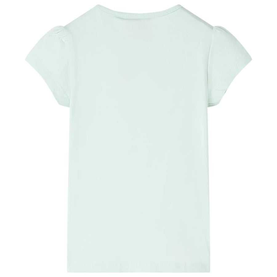 Kindershirt 92 lichtmint Mintgroen 92