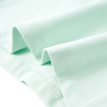 Kindershirt 92 lichtmint Mintgroen 92