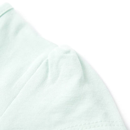 Kindershirt 104 lichtmintkleurig Mintgroen 104