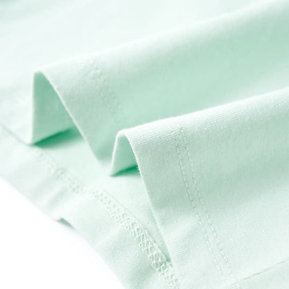 Kindershirt 128 lichtmint Mintgroen 128