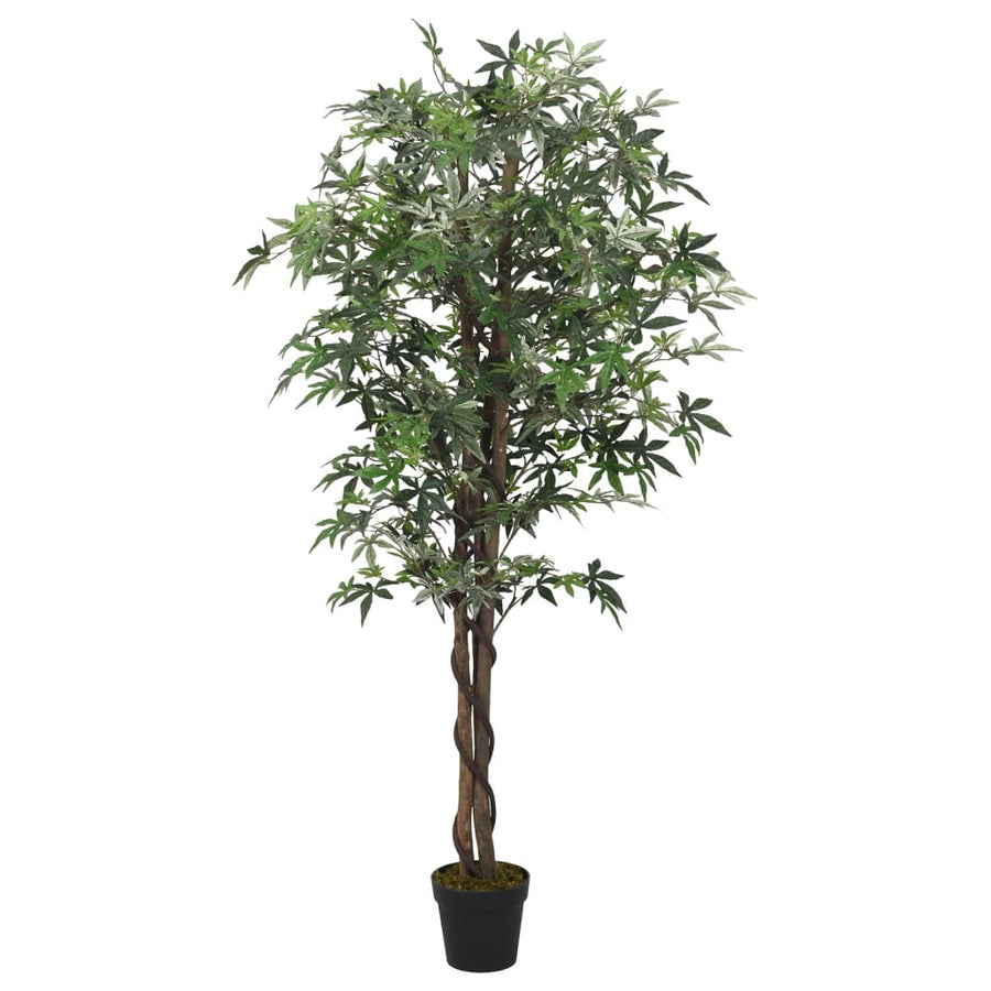Kunstplant Esdoornboom 224 Bladeren 80 Cm Groen
