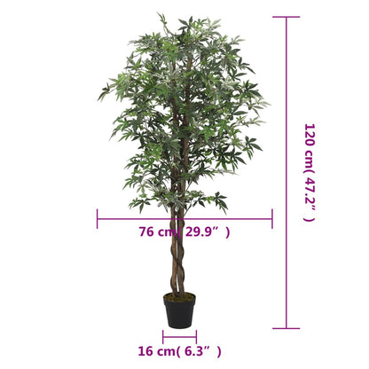 Kunstplant Esdoornboom 336 Bladeren 120 Cm Groen