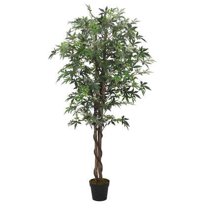Kunstplant Esdoornboom 504 Bladeren 150 Cm Groen