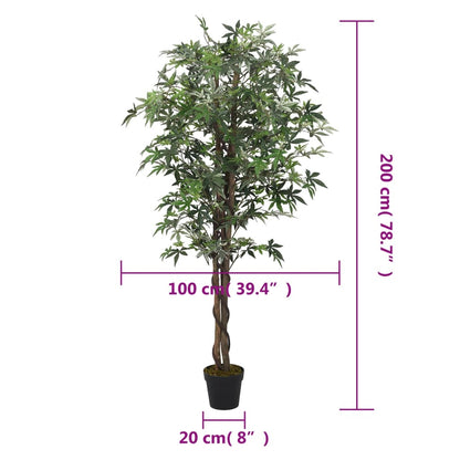 Kunstplant Esdoornboom 756 Bladeren Groen 200 cm