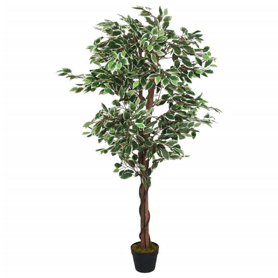 Kunstplant Ficus 378 Bladeren 80 Cm Groen