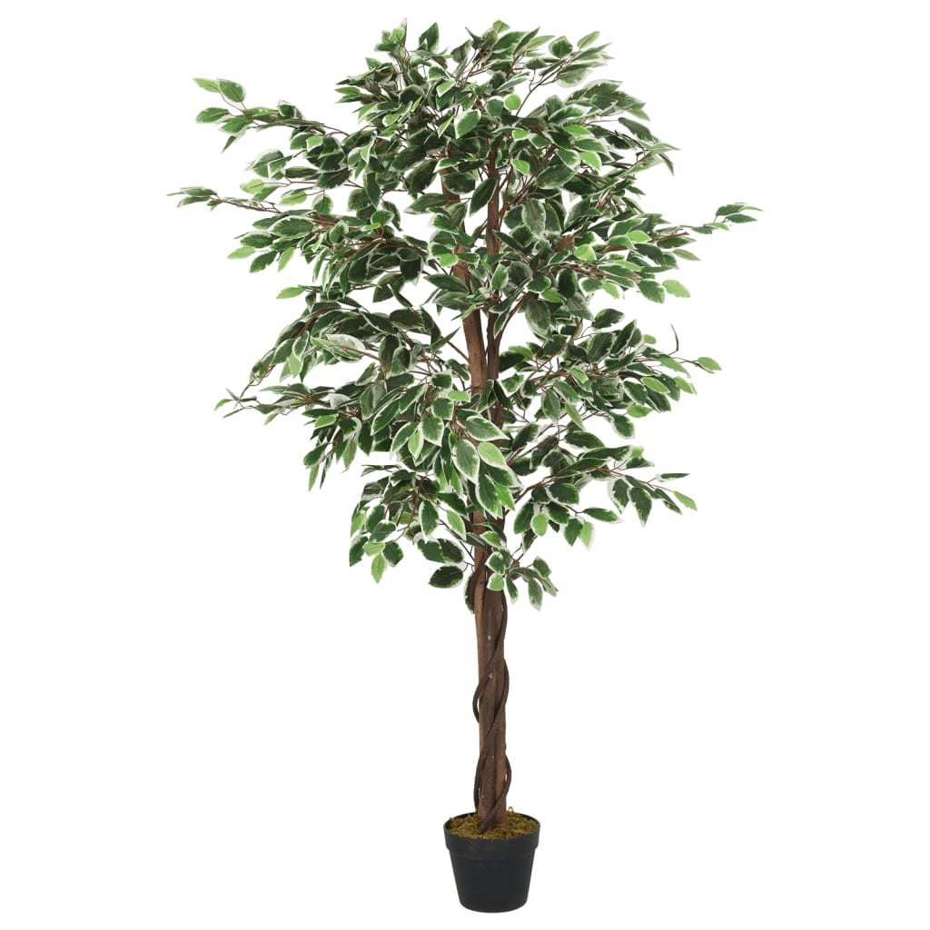 Kunstplant Ficus 378 Bladeren 80 Cm Groen