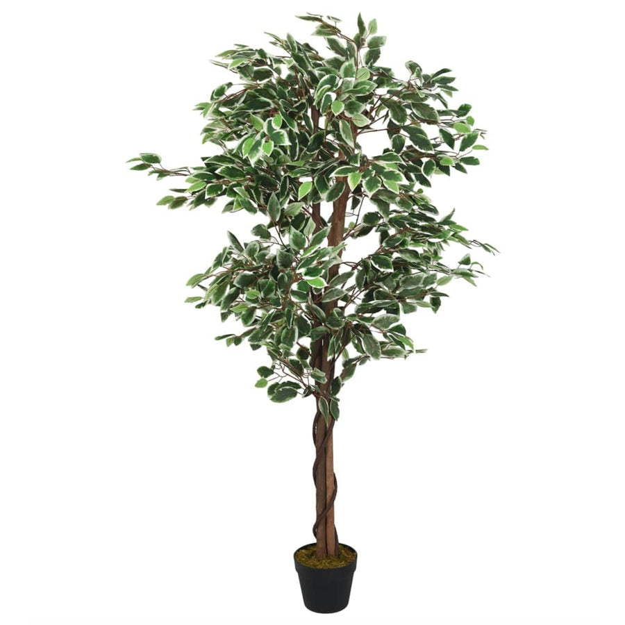 Kunstplant Ficus 630 Bladeren 120 Cm Groen