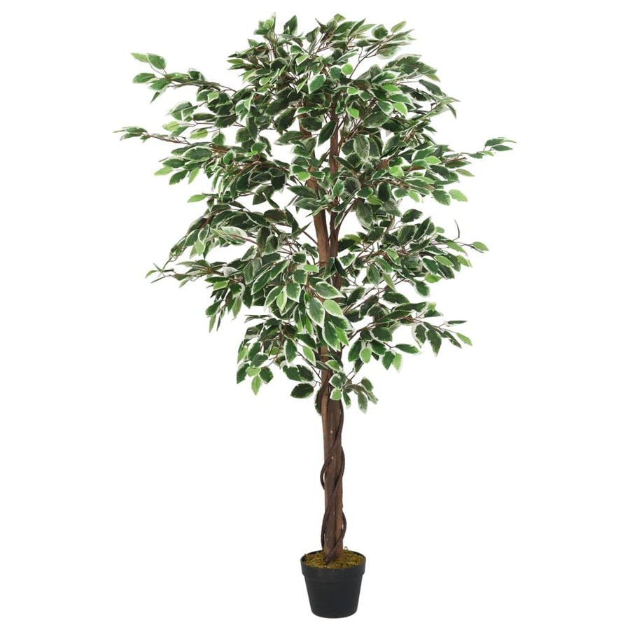 Kunstplant Ficus 630 Bladeren 120 Cm Groen
