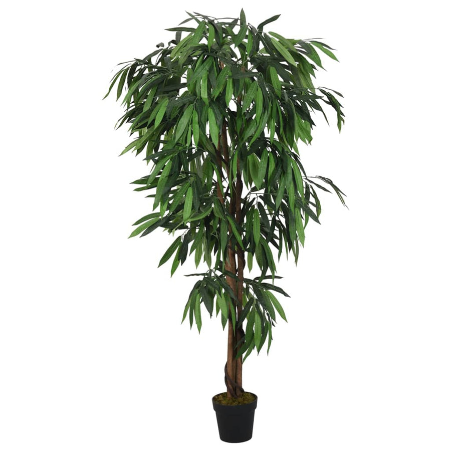 Kunstplant Mangoboom 300 Bladeren Groen 80 cm