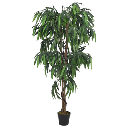 Kunstplant Mangoboom 300 Bladeren Groen 80 cm