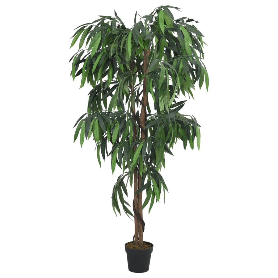 Kunstplant Mangoboom 900 Bladeren 180 Cm Groen
