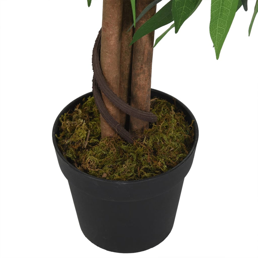 Kunstplant Mangoboom 900 Bladeren 180 Cm Groen