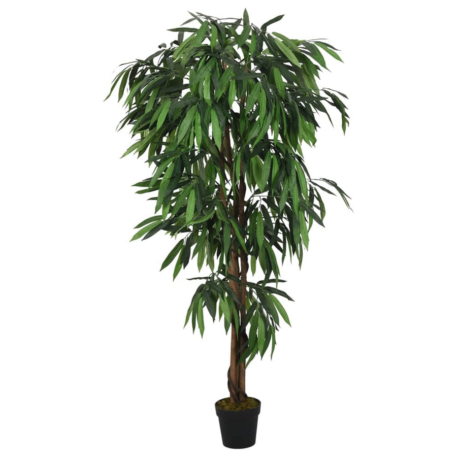 Kunstplant Mangoboom 1050 Bladeren 200 Cm Groen