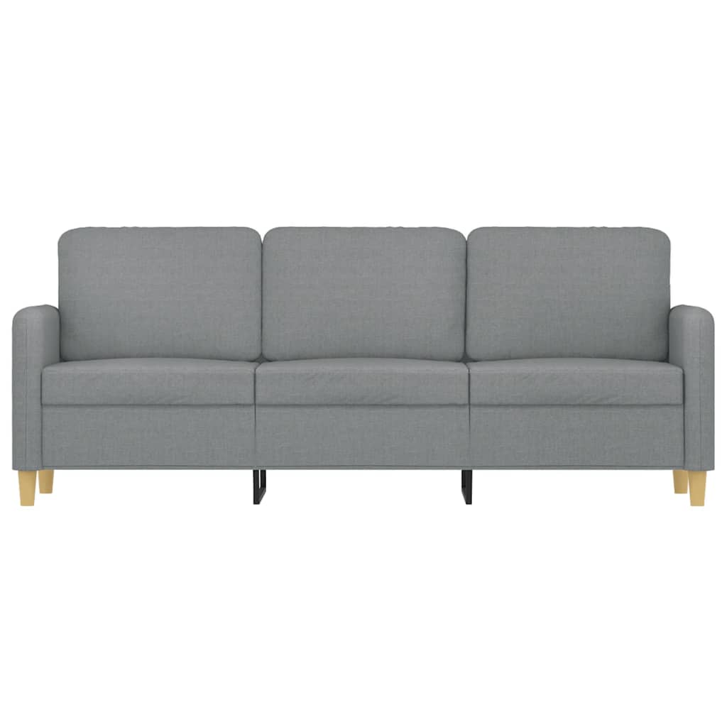 Driezitsbank Stof 180 cm Lichtgrijs