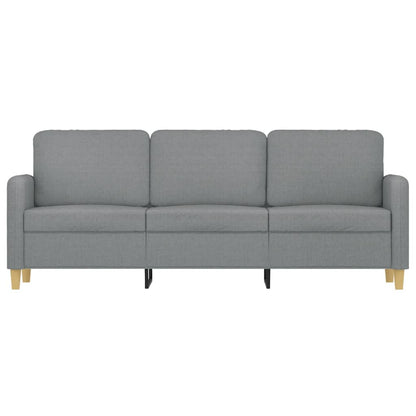 Driezitsbank Stof 180 cm Lichtgrijs