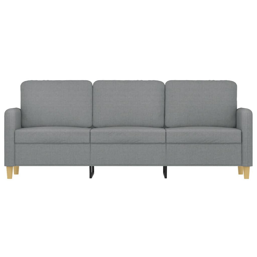 Driezitsbank Stof 180 cm Lichtgrijs