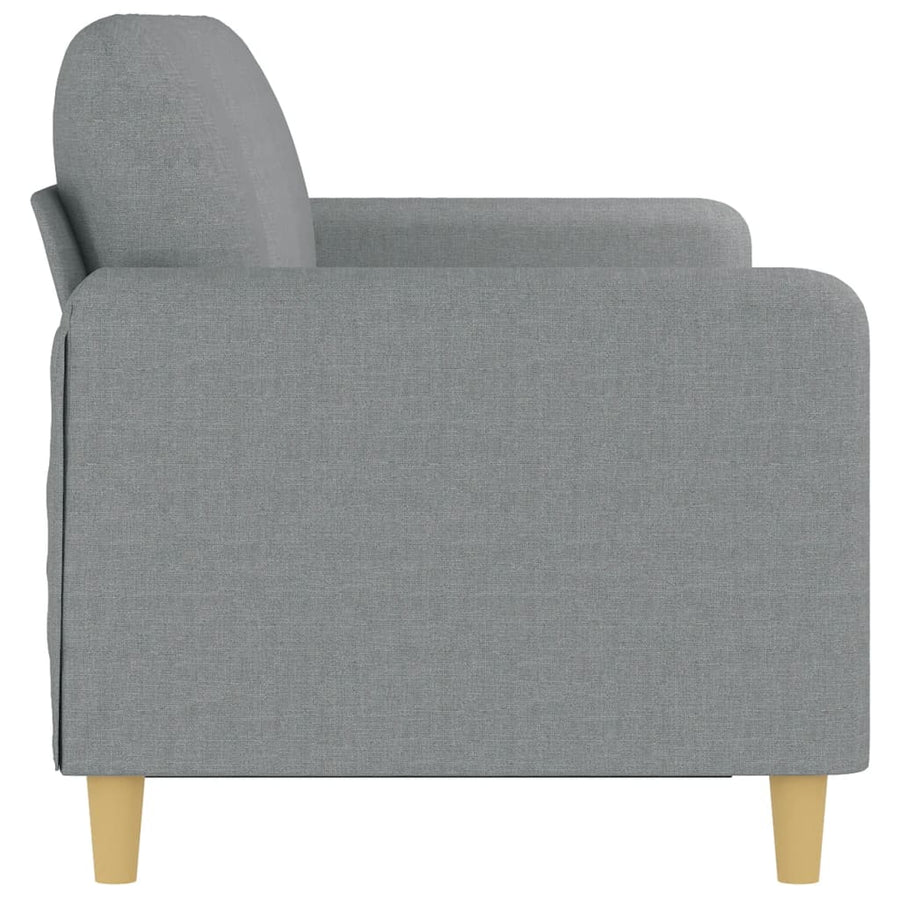 Driezitsbank Stof 180 cm Lichtgrijs