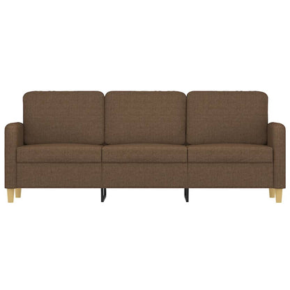 Driezitsbank Stof 180 cm Bruin