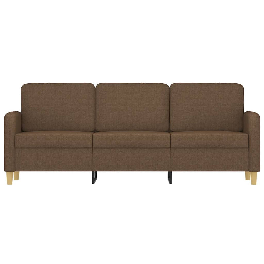 Driezitsbank Stof 180 cm Bruin