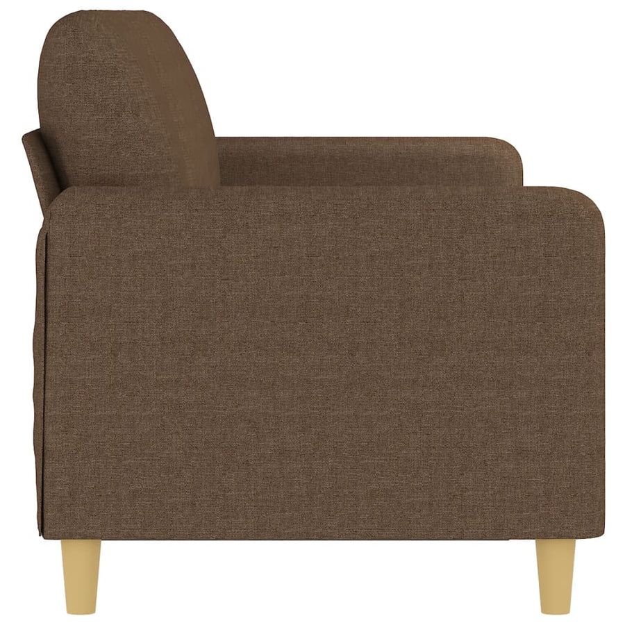 Driezitsbank Stof 180 cm Bruin