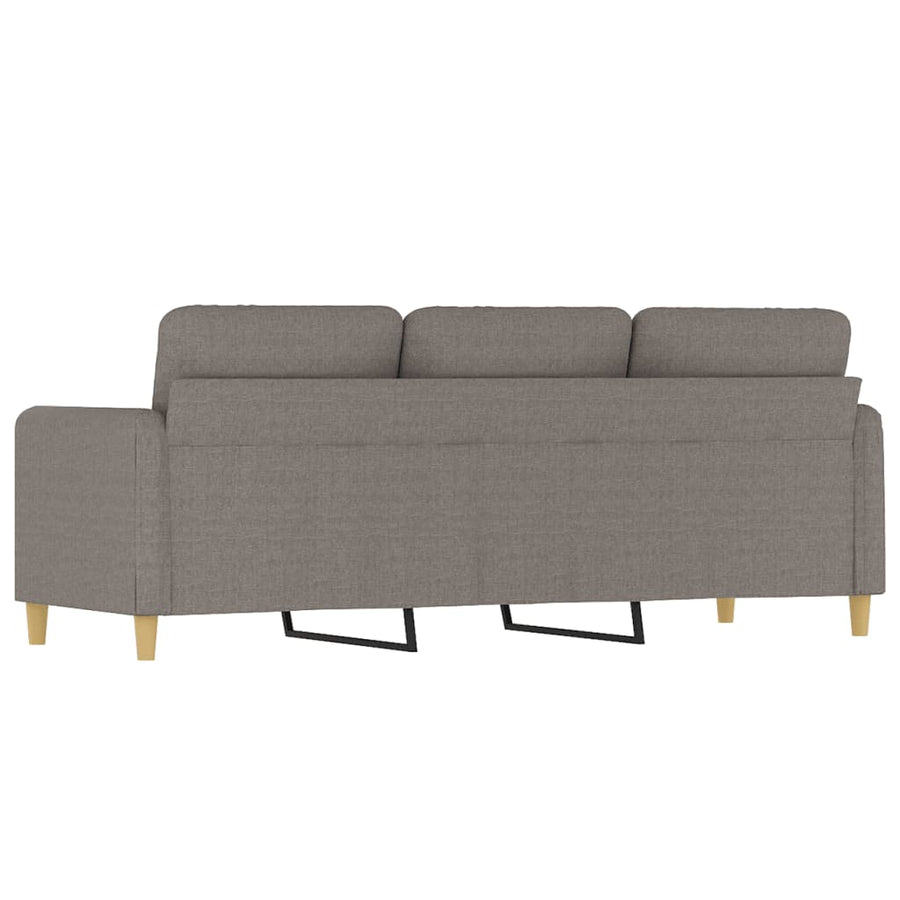 Driezitsbank Stof 180 cm Taupe