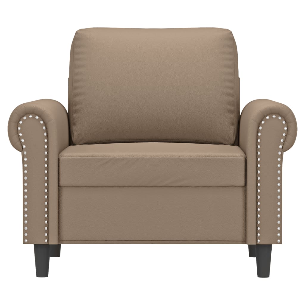 Fauteuil Kunstleer Kleurig Cappuccino 60 cm