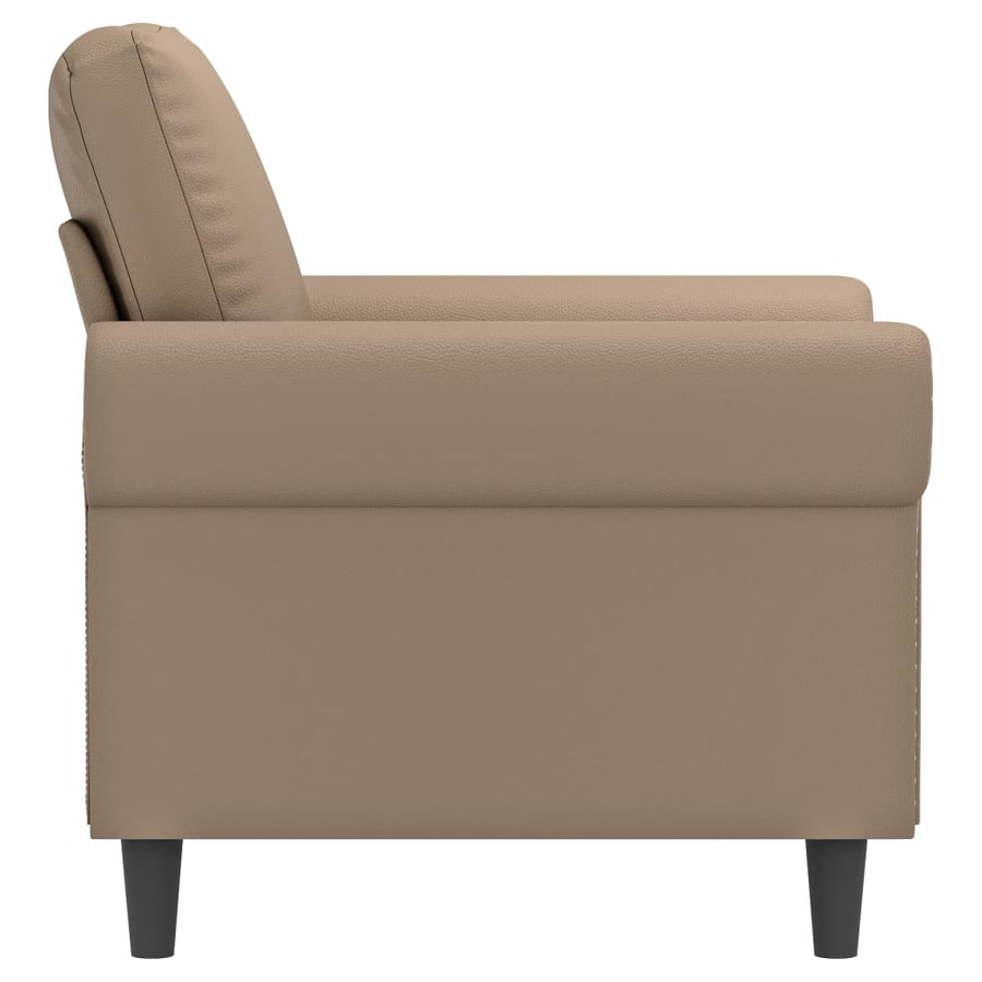Fauteuil Kunstleer Kleurig Cappuccino 60 cm