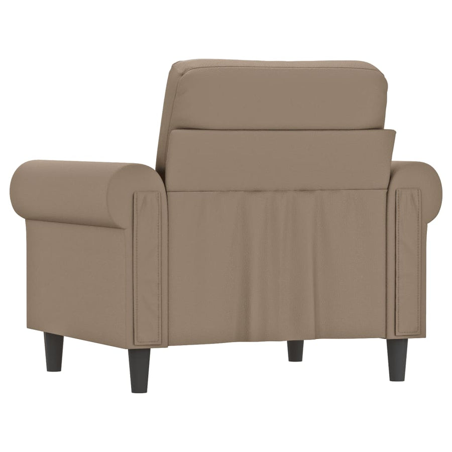Fauteuil Kunstleer Kleurig Cappuccino 60 cm