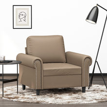 Fauteuil Kunstleer Kleurig Cappuccino 60 cm
