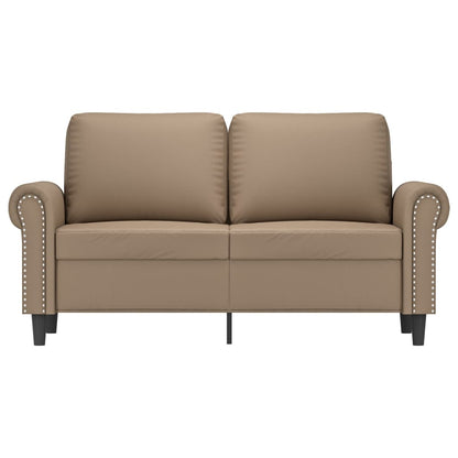 Tweezitsbank Kunstleer Kleurig Cappuccino 120 cm
