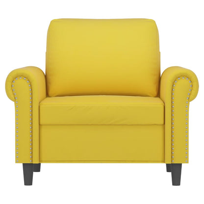 Fauteuil fluweel 60 cm Geel