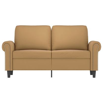 Tweezitsbank 120 cm fluweel bruin 120 cm Bruin