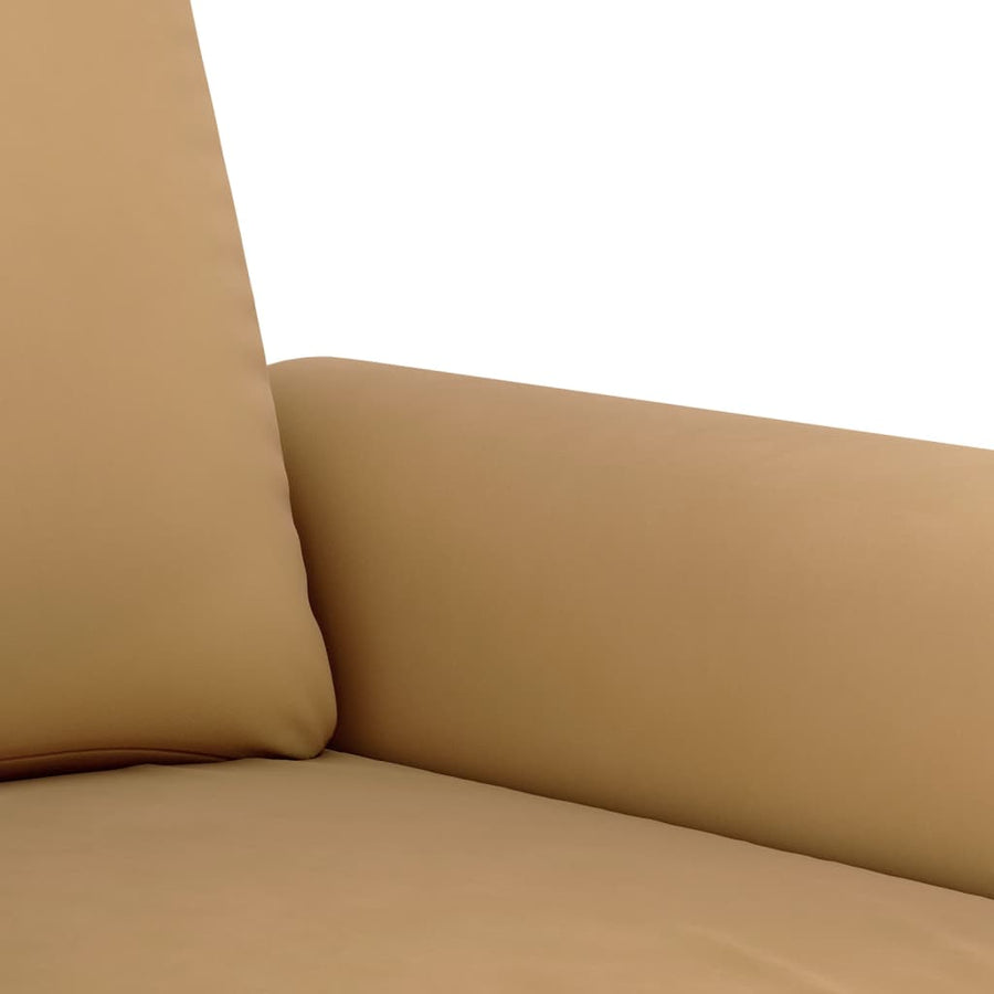 Tweezitsbank 120 cm fluweel bruin 120 cm Bruin
