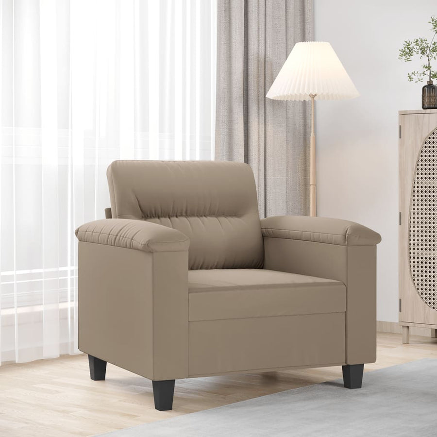 Fauteuil 60 Cm Microvezelstof 90 cm Taupe