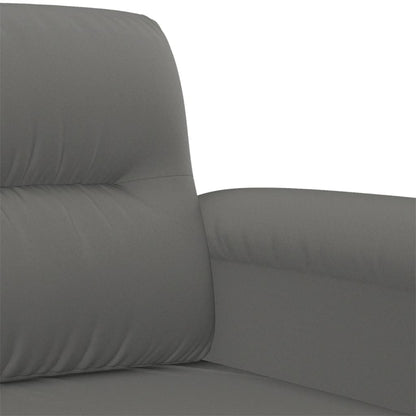 Fauteuil Microvezelstof 60 cm Donkergrijs