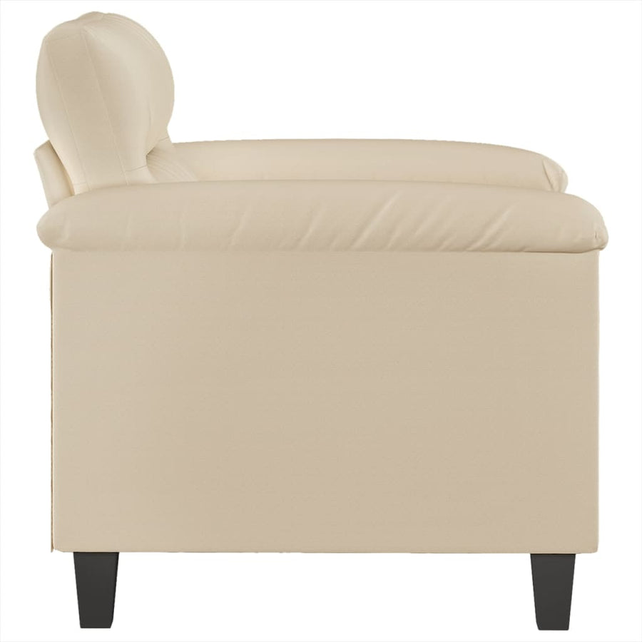 Fauteuil Microvezelstof Kleurig 60 cm Crème