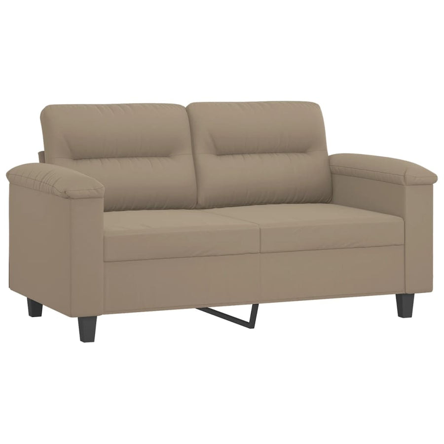 Tweezitsbank 120 Cm Microvezelstof 150 cm Taupe