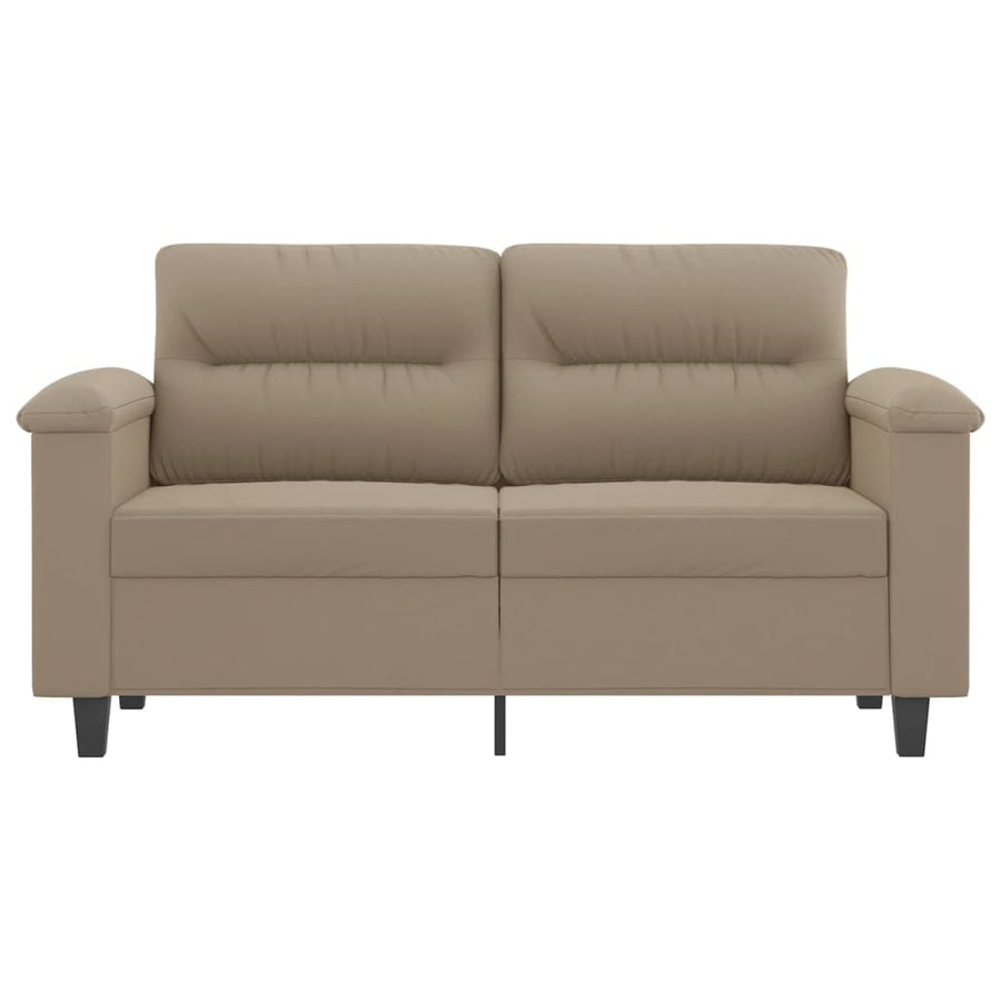 Tweezitsbank 120 Cm Microvezelstof 150 cm Taupe
