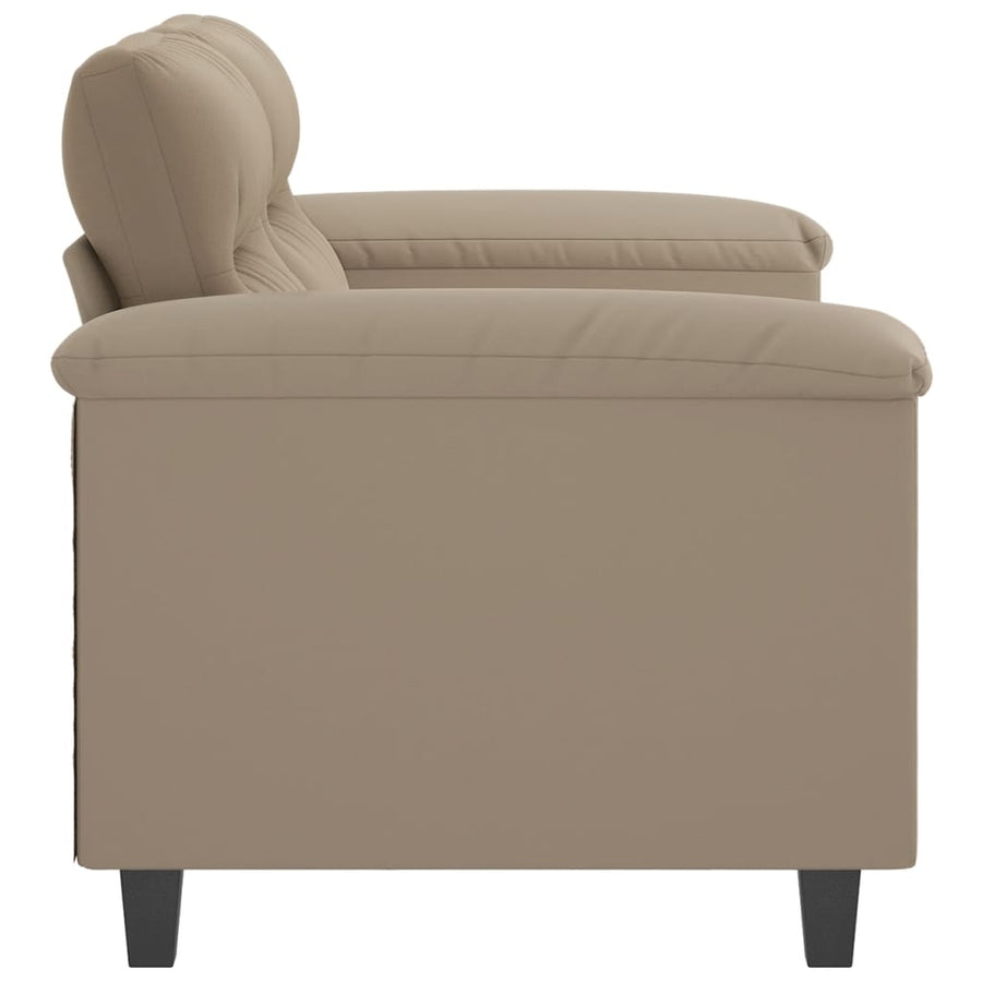 Tweezitsbank 120 Cm Microvezelstof 150 cm Taupe