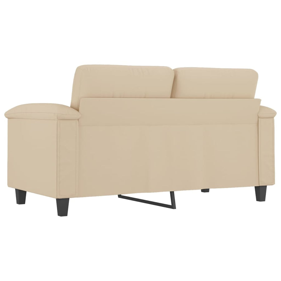 Tweezitsbank Microvezelstof 120 cm Crème