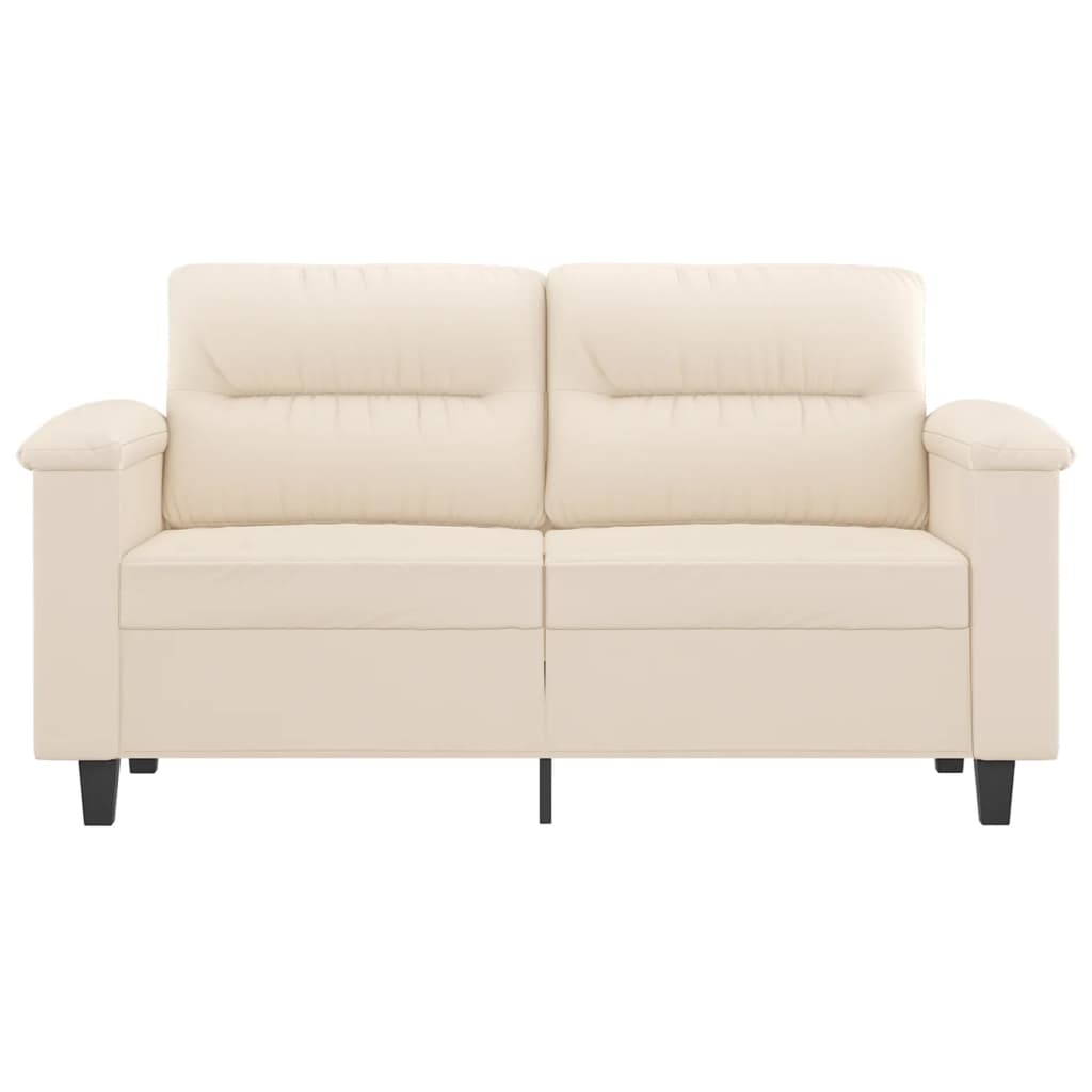 Tweezitsbank Microvezelstof 120 cm Beige