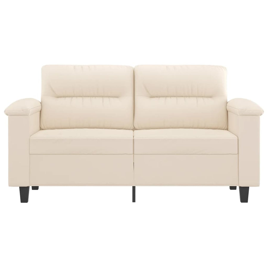 Tweezitsbank Microvezelstof 120 cm Beige