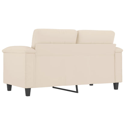 Tweezitsbank Microvezelstof 120 cm Beige