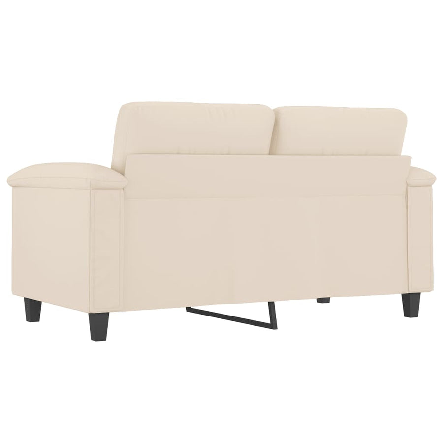 Tweezitsbank Microvezelstof 120 cm Beige
