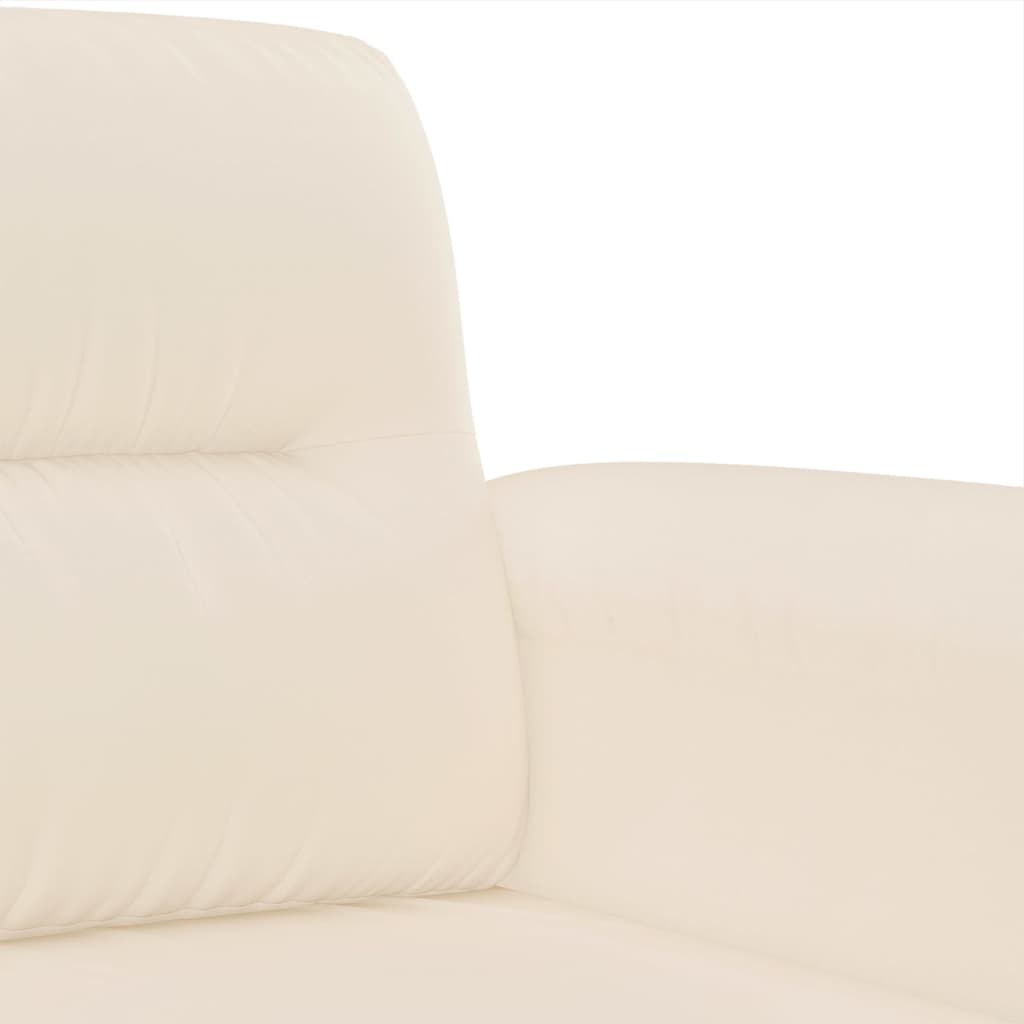 Tweezitsbank Microvezelstof 120 cm Beige