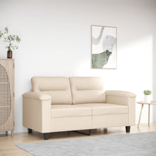 Tweezitsbank Microvezelstof 120 cm Beige