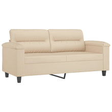 Tweezitsbank Microvezelstof 140 cm Crème