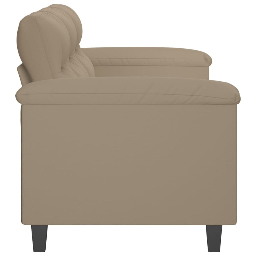 Driezitsbank Microvezelstof 180 cm Taupe