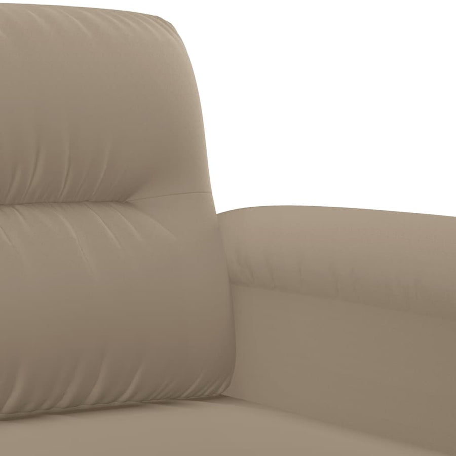 Driezitsbank Microvezelstof 180 cm Taupe